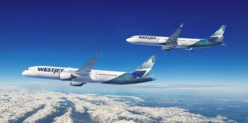 West Jet da uff st Boeing