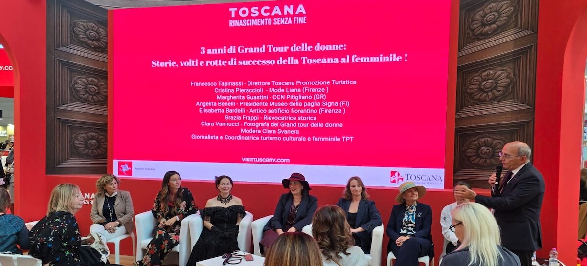 La Toscana promuove il “Grand Tour dello Donne” anche alla Bto