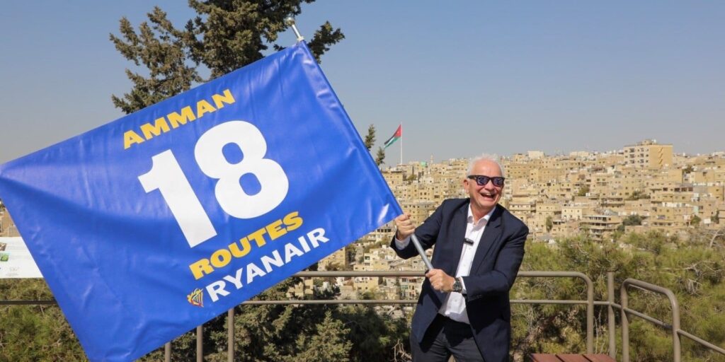 Ryanair Giordania da uff st