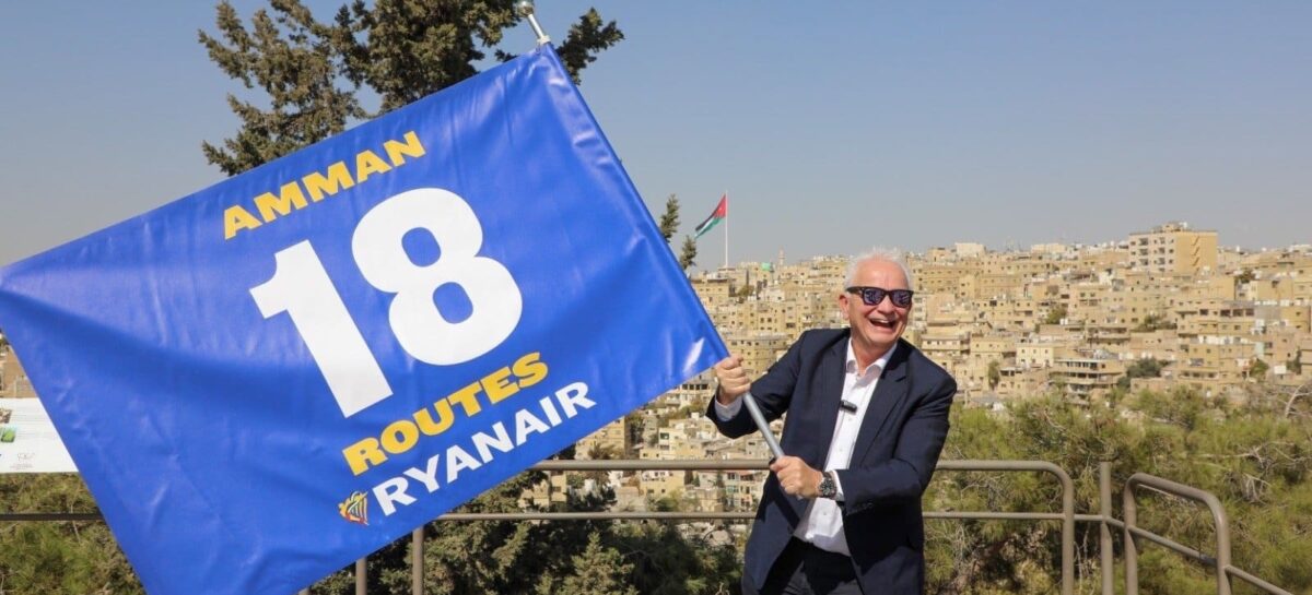 Giordania, massiccio piano voli Ryanair