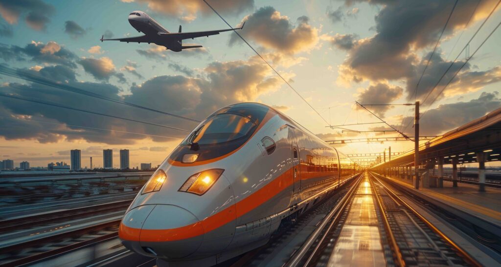 treno aereo intermodalità adobe