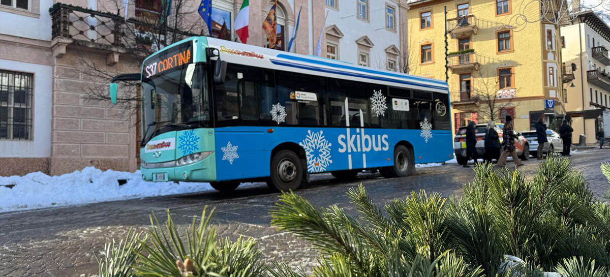 Dolomiti Bus potenzia le corse nella Cortina delle Olimpiadi