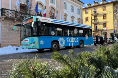 Dolomiti Bus potenzia le corse nella Cortina delle Olimpiadi