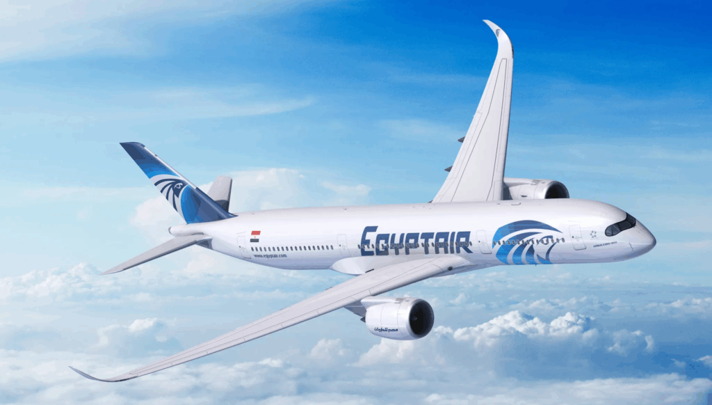 Egyptair A350 Acft da uff st