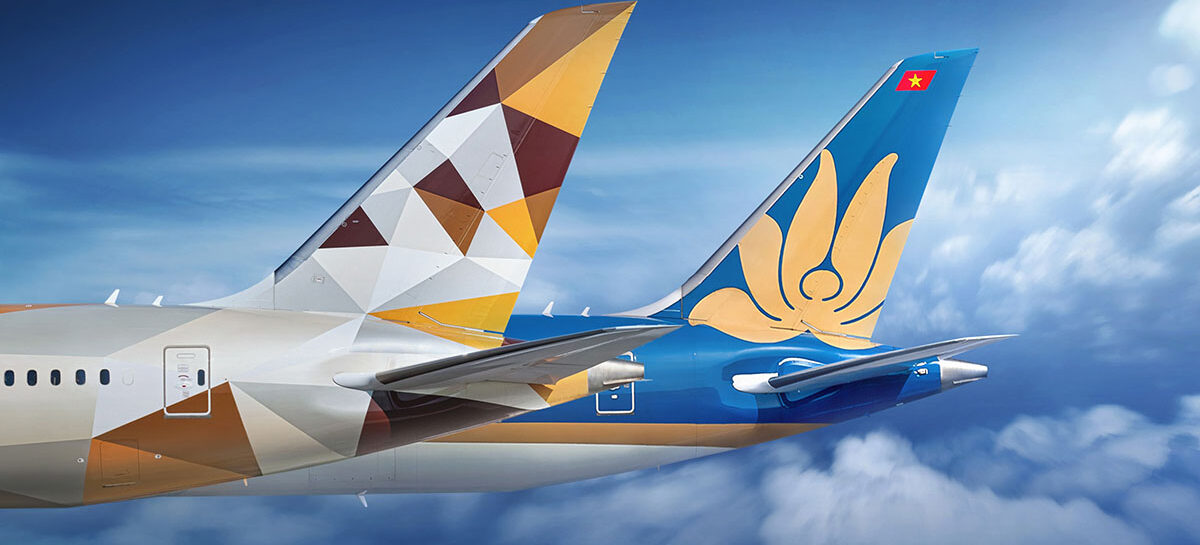Etihad, al via il codeshare con Vietnam Airlines