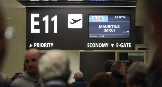 Gate Roma Fiumicino - Mauritius da uff st Ita