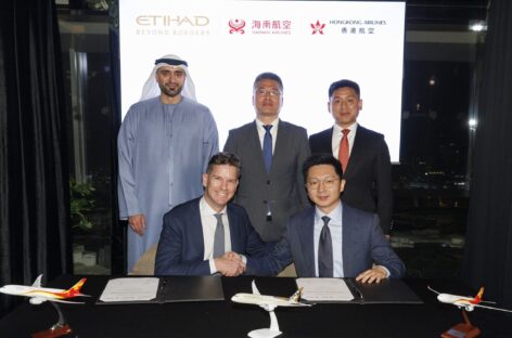 Loyalty e codeshare: alleanza Etihad-Hong Kong Airlines