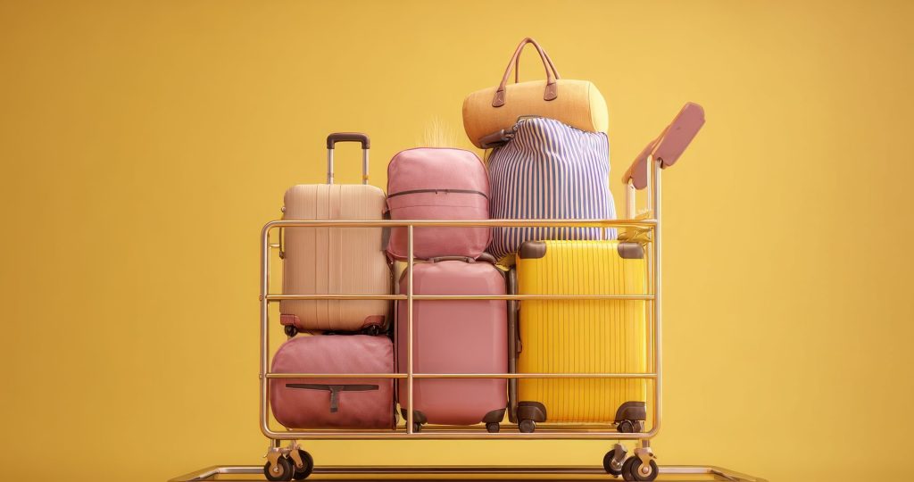 Carrello viaggi da adobe