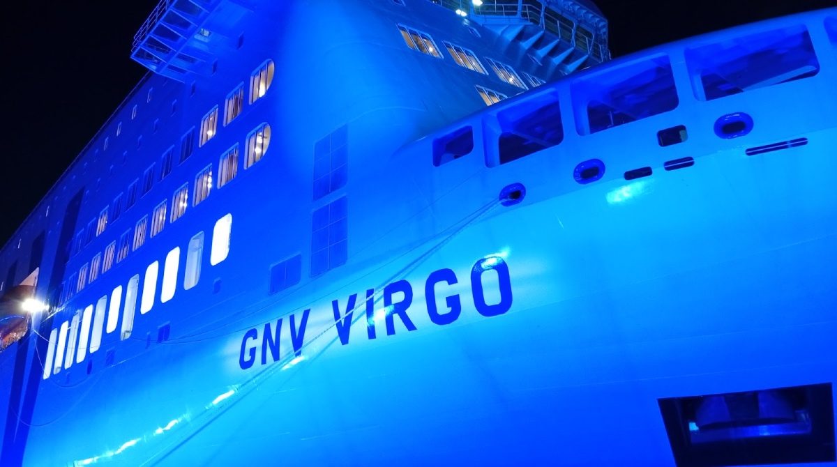 Gnv battezza Virgo a Palermo: è il primo traghetto a gnl