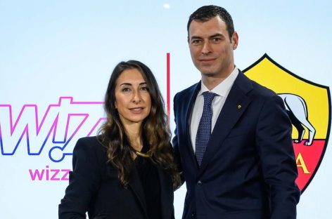 Calcio, Wizz Air diventa main partner dell’As Roma