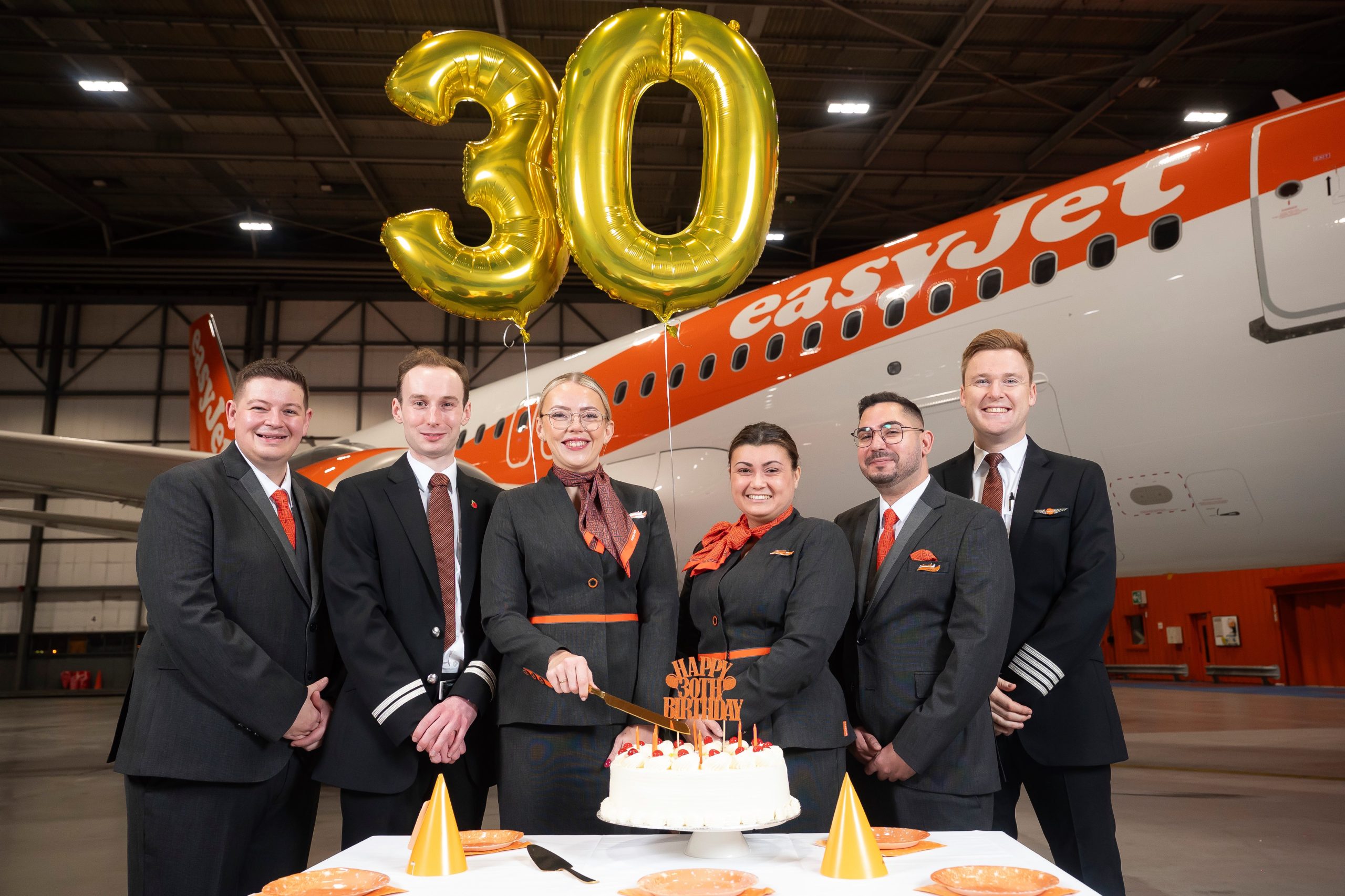 easyJet 30th birthday celebrations at LLA, London, 10th November 2025_uff.st.