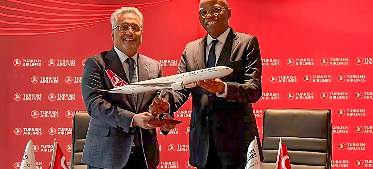 Turkish Airlines, accordo di codeshare con South African Airways