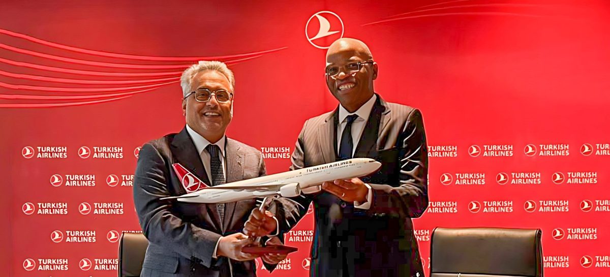 Turkish Airlines, accordo di codeshare con South African Airways