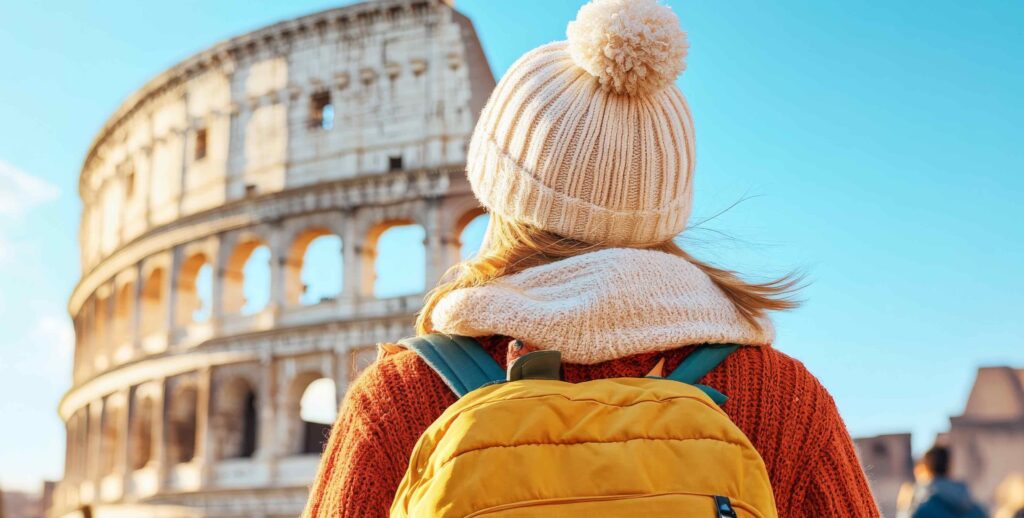 turista italia colosseo incoming roma adobe