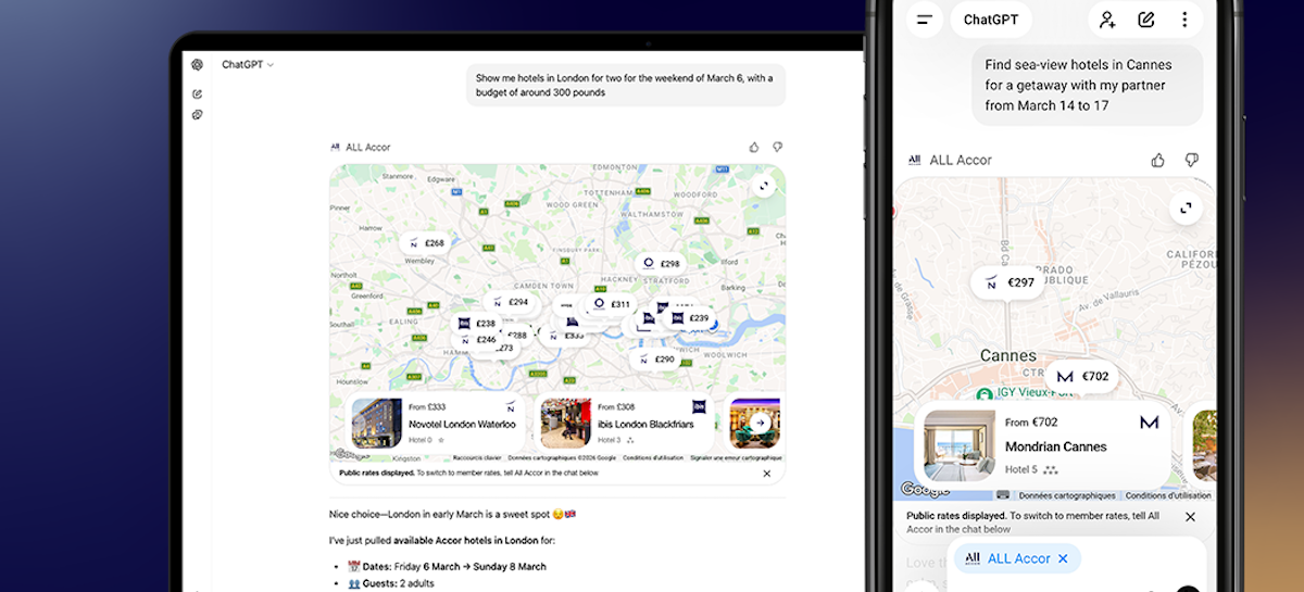 Ai, ora gli hotel Accor sono su ChatGpt
