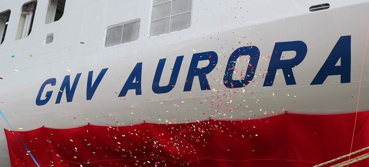 Gnv prende in consegna la nave green Aurora