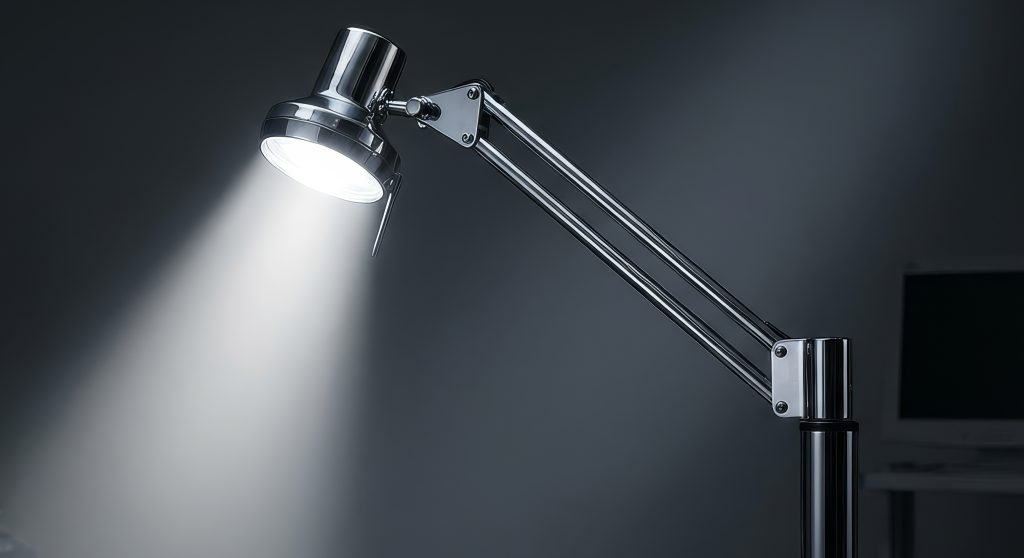 riflettore dossier sotto la lente adobe