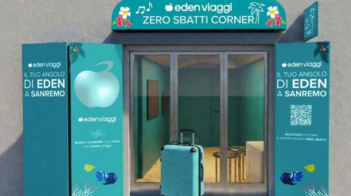 Eden avrà il suo “Zero Sbatti Corner” a Sanremo