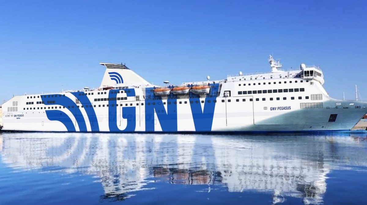 Gnv Pegasus entra in flotta: navigherà da aprile