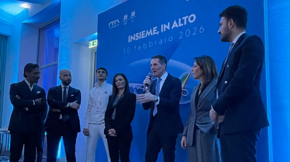 Ita olimpica e i suoi tedofori