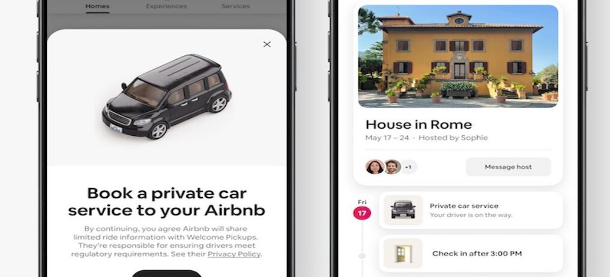 Airbnb lancia i transfer privati “Welcome Pickups”