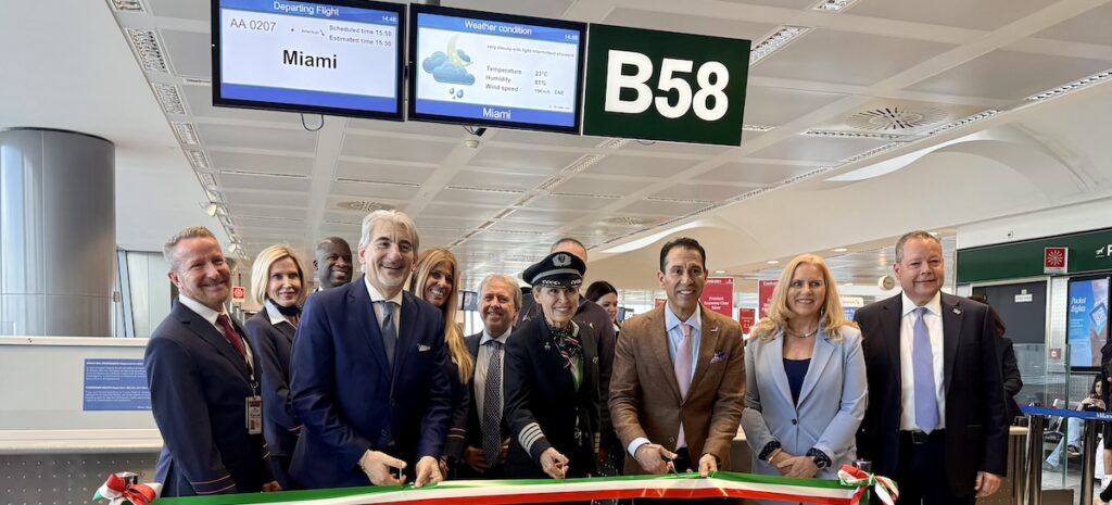 American Airlines Milano-Miami uff. stampa