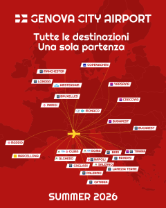 Destinazioni Summer 2026 aeroporto Genova