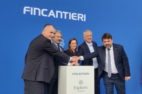 Explora Journeys, tripla cerimonia a Sestri Ponente