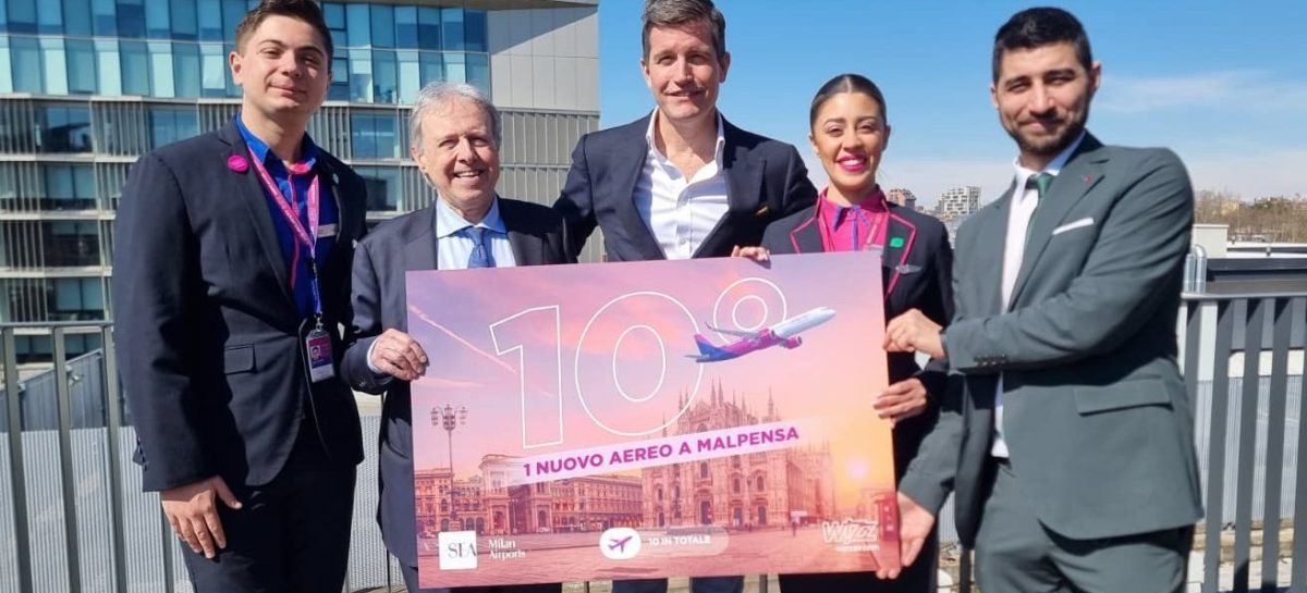 Wizz Air si rafforza a Malpensa con il decimo aereo