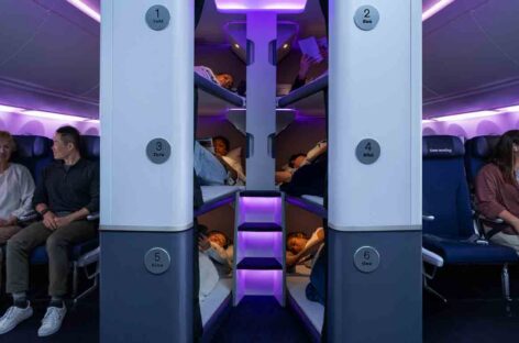 Rivoluzione nei cieli: le prime “cuccette” sono by Air New Zealand