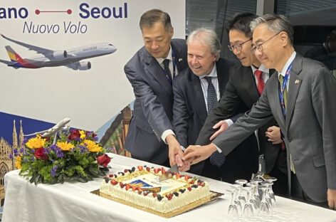 Asiana, al via il volo diretto Milano Malpensa-Seoul