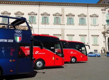 Busitalia sale al Colle con gli olimpionici azzurri