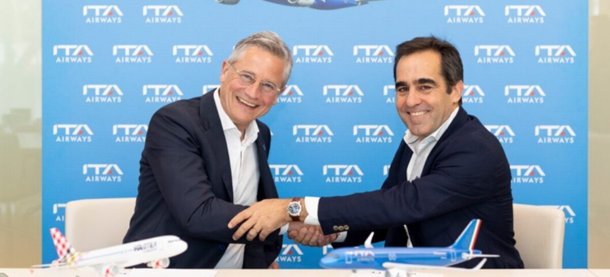 Ita Airways, accordo di codeshare con Volotea