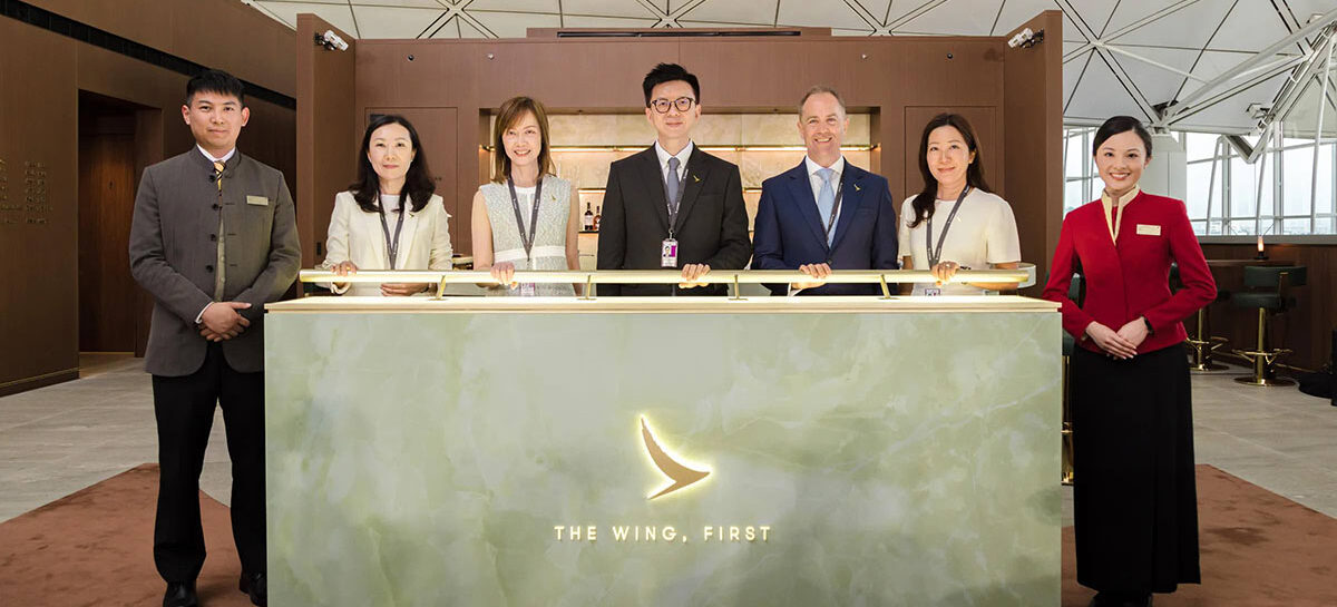 Cathay Pacific riapre la lounge The Wing First a Hong Kong
