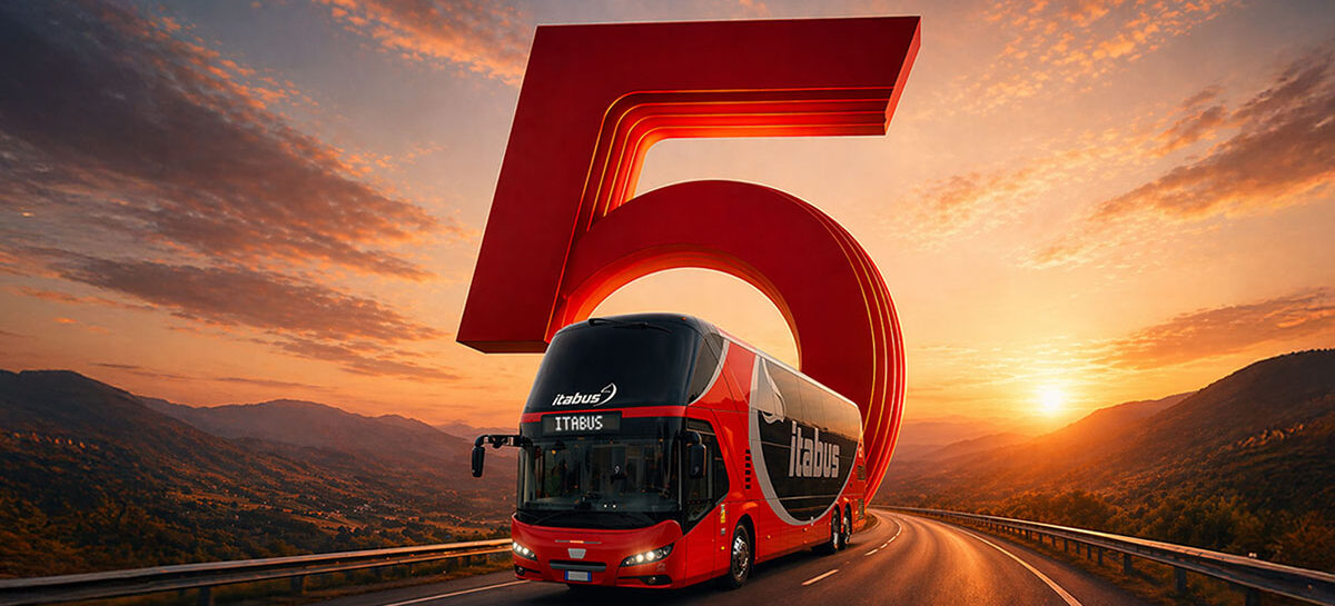 Il Gruppo Italo festeggia i cinque anni di Itabus