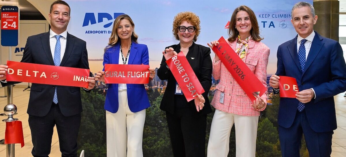 Delta, al via il volo diretto Roma-Seattle