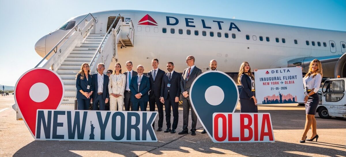 Delta lancia il volo diretto Olbia-New York