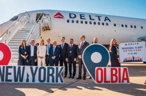 Delta lancia il volo diretto Olbia-New York