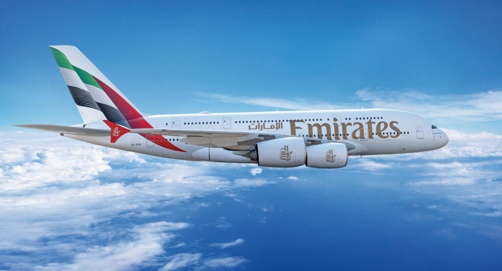 Emirates A380 da uff st