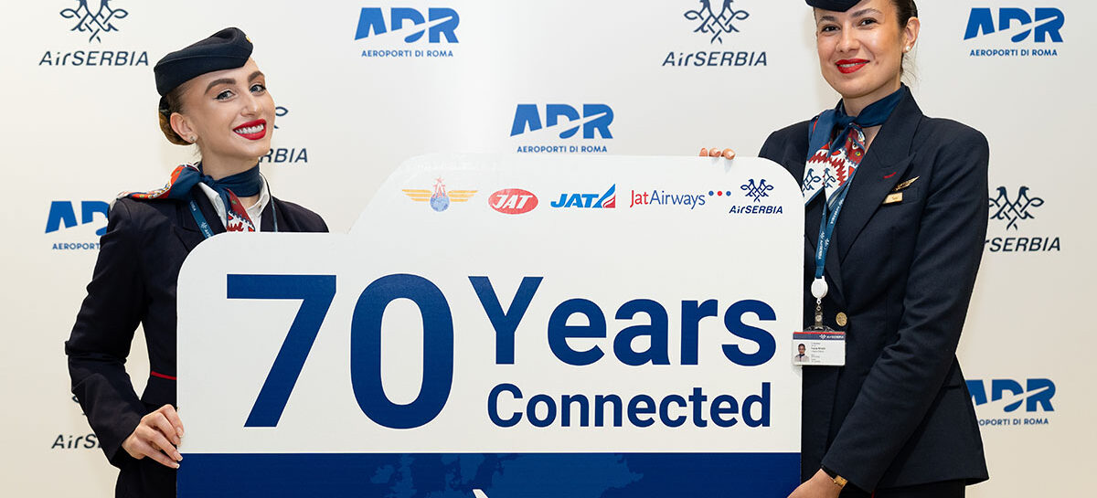Air Serbia, 70 anni di voli diretti con l’Italia