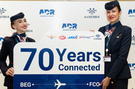 Air Serbia, 70 anni di voli diretti con l’Italia