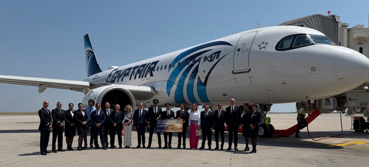 Egyptair decolla sulla Venezia-Il Cairo