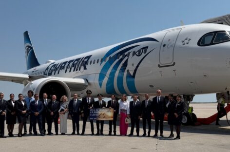 Egyptair decolla sulla Venezia-Il Cairo