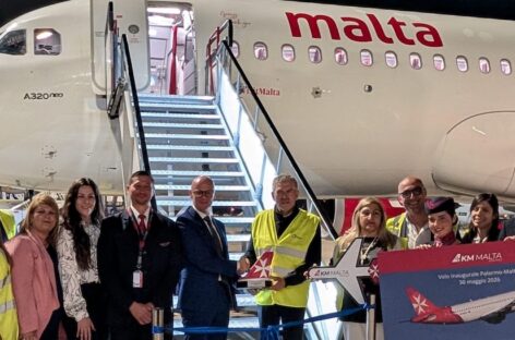 Km Malta Airlines collega Palermo a La Valletta