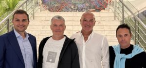 Raffaele Caiazzo, Claudio Busca, Antimo Russo, Bruno Sottini da uff st Bluvacanze