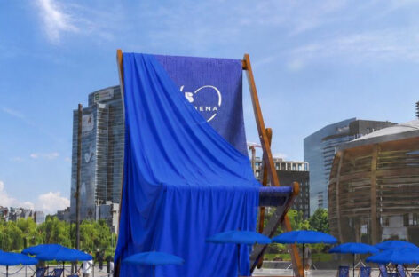 Bluserena realizza una sdraio da Guinness dei primati
