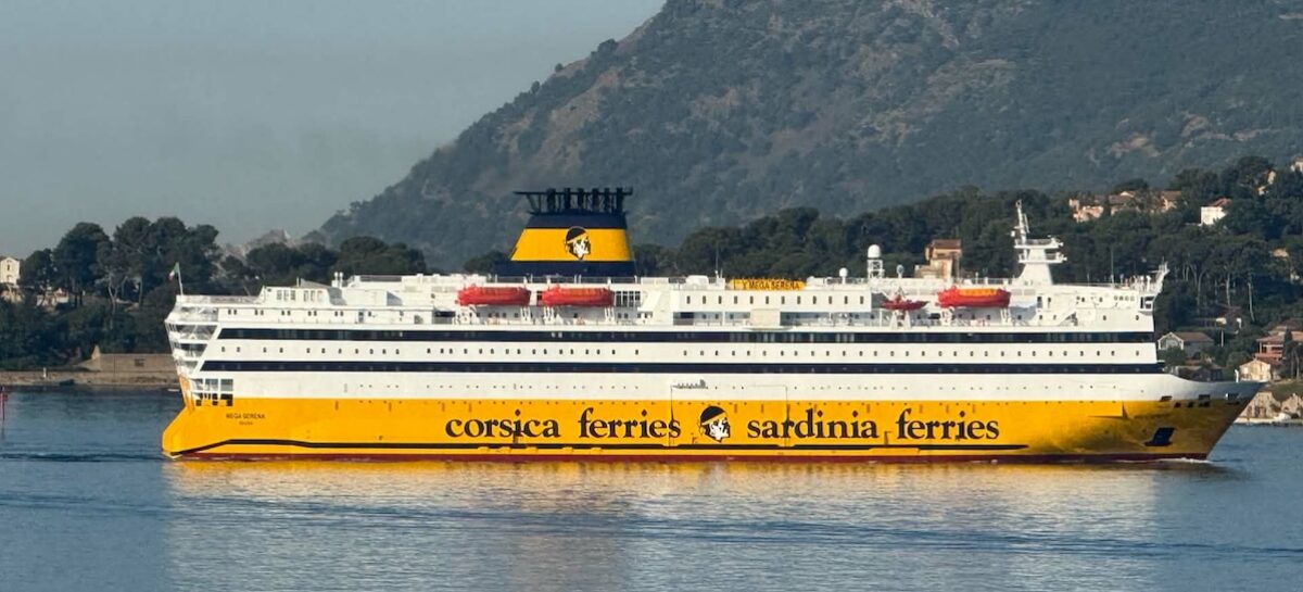 Corsica Sardinia Ferries, torna dopo il restyling Mega Serena