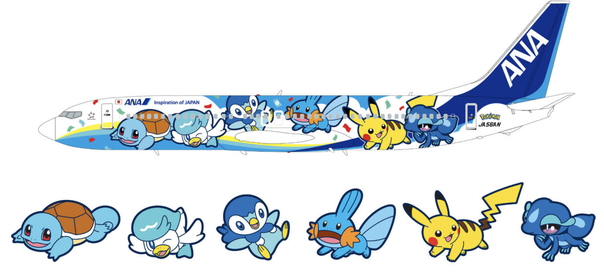 Ana, terzo aereo dedicato ai Pokémon