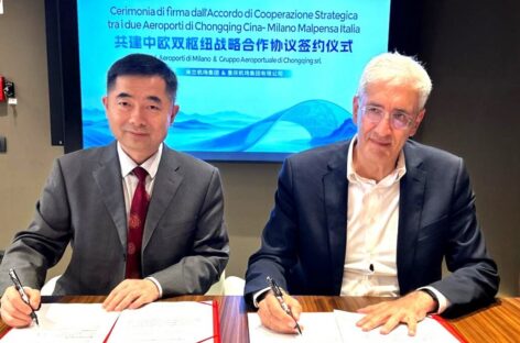 Malpensa, siglata partnership per l’alta connettività Europa-Cina