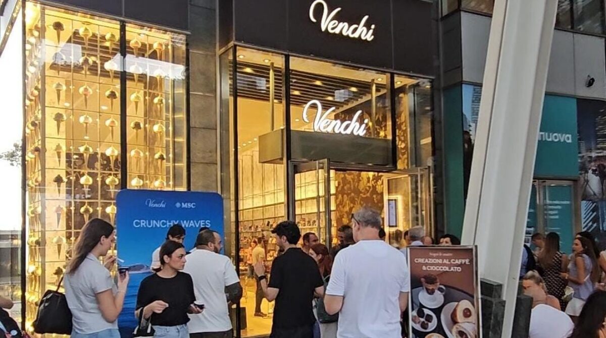 Gelato gusto crociera: maxi spazio Venchi su Msc World Asia
